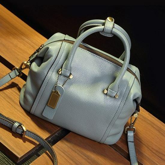 

Сумка-подушка из натуральной кожи Boston: Вместительная модная женская сумка 2023 года