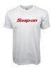 Snap On Graphic T Shirt White