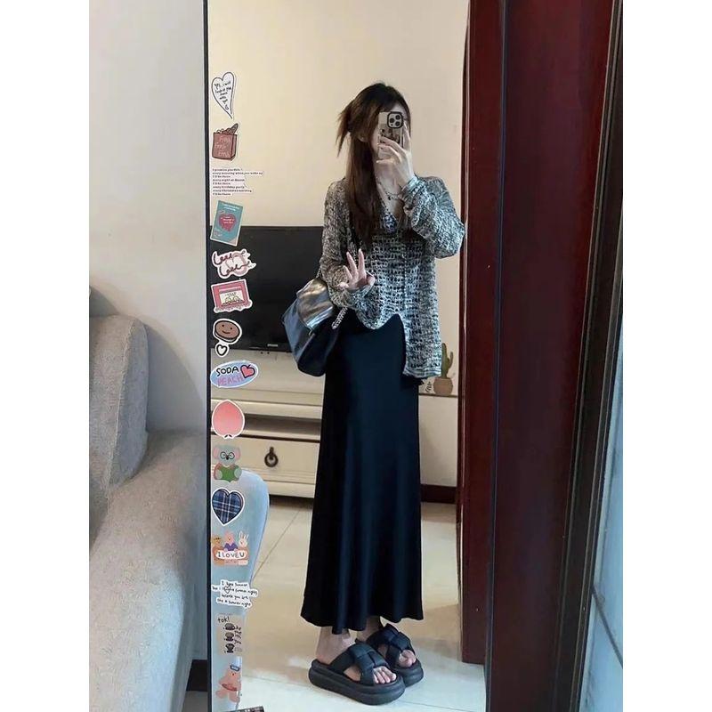 

Подтяжки Платье Носить Комплект из двух предметов Пакет Трикотаж Cut Out blouse S [Recommendation 70/45.00kg]]