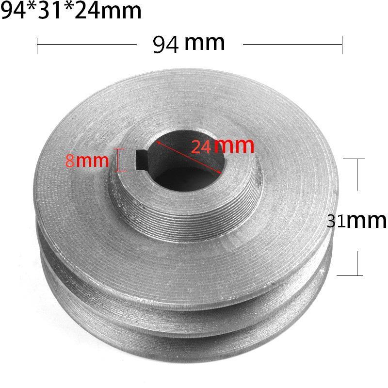 Řemenice klínového řemenu průměr 50 mm - 100 dvojitá drážka řemenice motoru