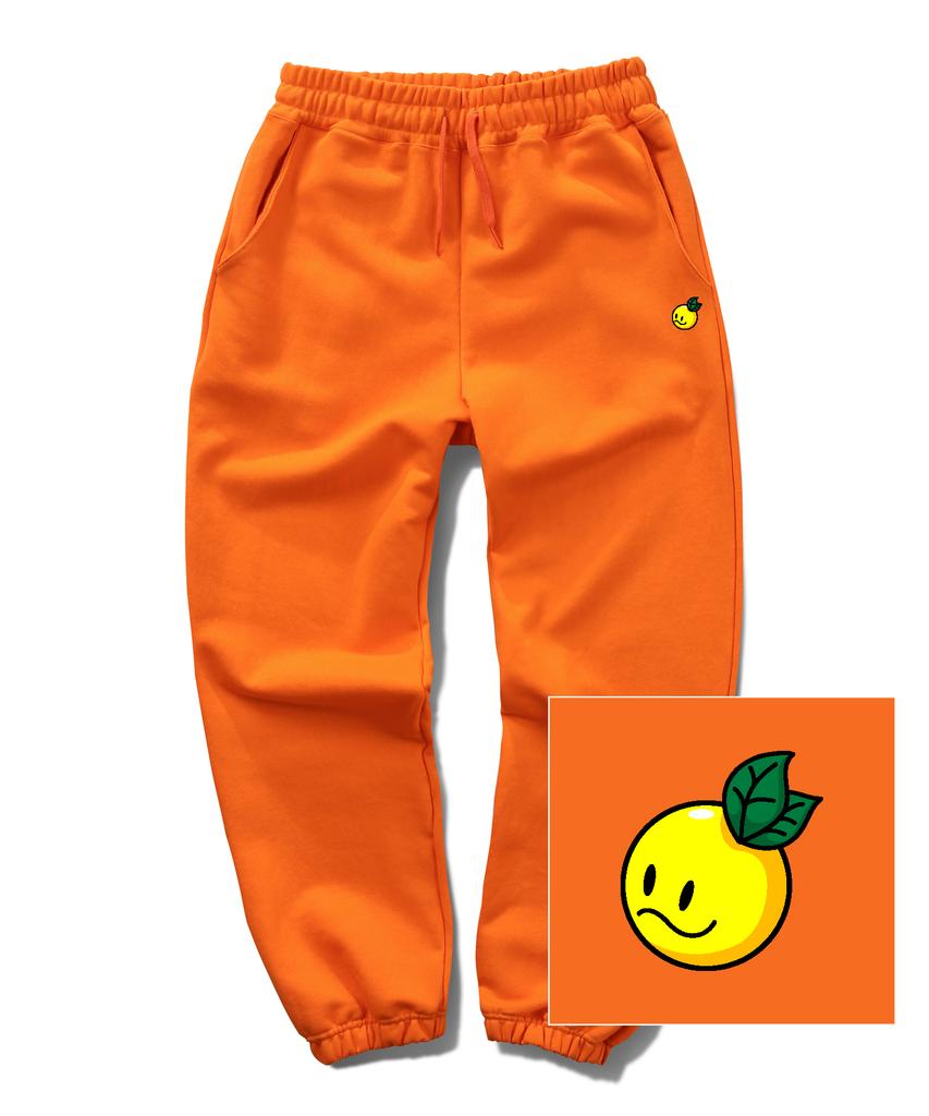 TRIPSHION Small Fruits Jogger Sweatpants - Orange
