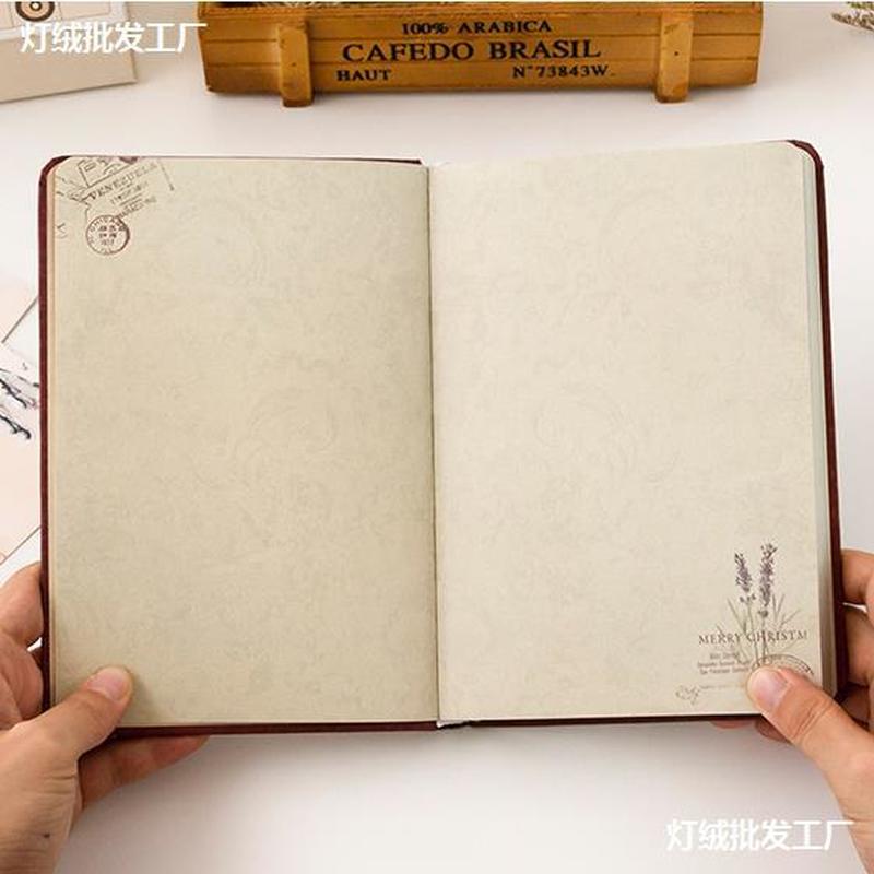 Dream Falling Flower European Retro Handbooks Creative Color Pages Notebook Stationery Hand Drawn Illustrations Memoirs Notebook Quality