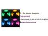 LED Laser Gloves & Glasses Set for Dance Performance - Luminous Props for Atmosphere & Interaction.