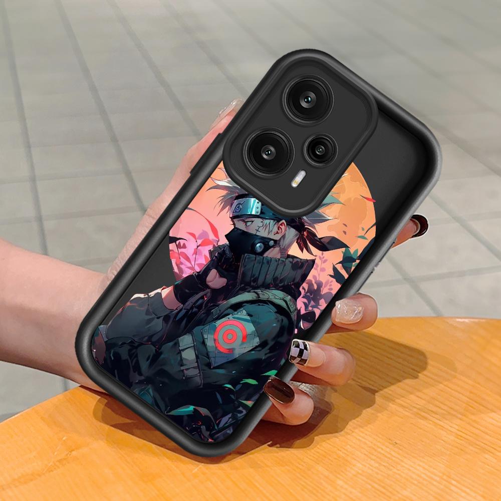 Soft Silicone Square Ladder Printing Pattern Phone Casing Full Cover Camera Shockproof Protection Rubber Case for Xiaomi Redmi