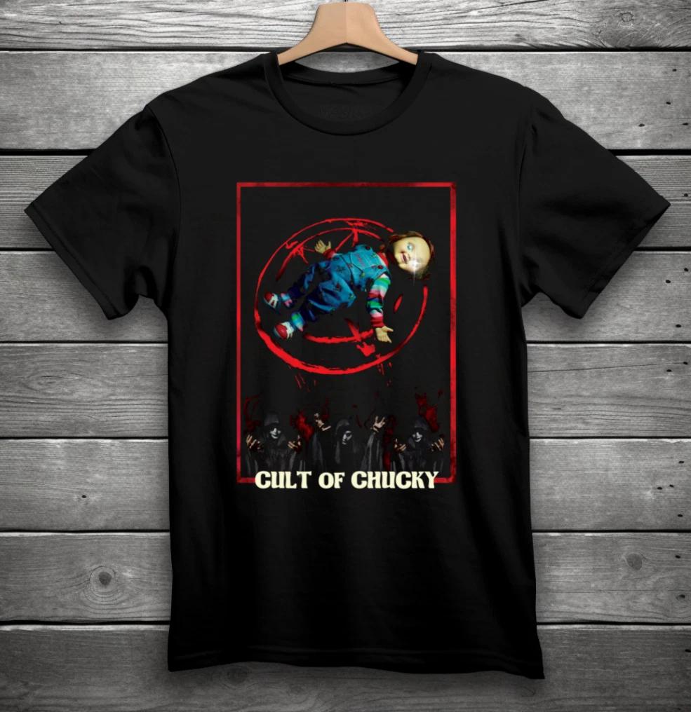 Child s Play Cult Of Chucky Movie Horror T-Shirt Black S-3XL 2XL