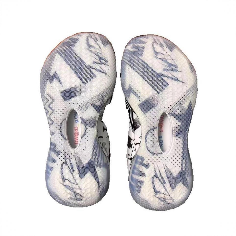 Li Ning Wade Way 9 Comfortable Versatile Non-Slip Durable High-Top Basketball Shoes Men sneaker Gray White ABER003-14