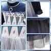 JIEAIRUI Frozen Elsa Dress for Perfect for Fall and Princess Long Halloween Birthday Christmas Includes Princess Bag Kids, Winter, Dress, Sleeves,