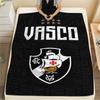 1Pc CR Vasco Da Gama Print Flannel Blanket High Quality Warm Comfortable Cover for All Seasons Perfect for Gifts Home Decor
