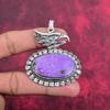 Purpurit Schmuck, 925 Sterling Silber Anhänger, handgefertigter Edelsteinschmuck, Geschenke für die Frau, brandneuer Anhänger