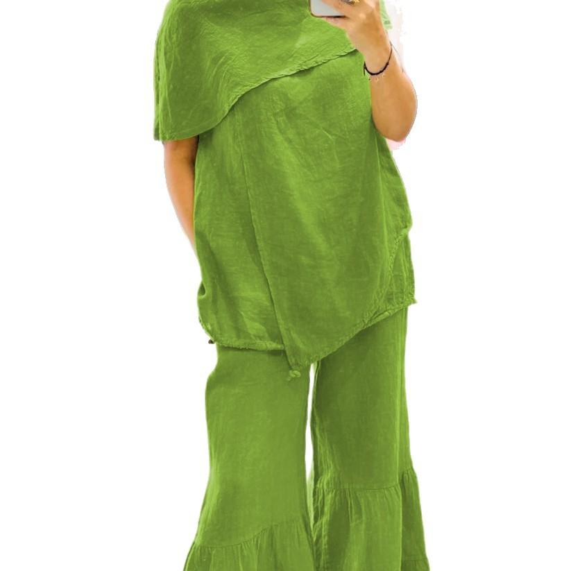 Fashionable, Casual, Loose Sleeveless Plus-size Suit for Women