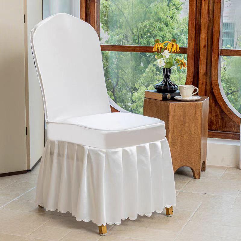 Patchwork Butterfly Chair Cover Wear-Resistant Decorative Pleated Edge Seat Cover Vibrant Colors Hotel Banquet Event Protector 1 pc 2980₽
