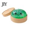 Glitter Pinch Dumpling Steamed Bun Squeeze Toy, Cute Stress Relief Ball, Durable Ball Slow Rising Decompression Toy for Desk, Kawaii Fidget
