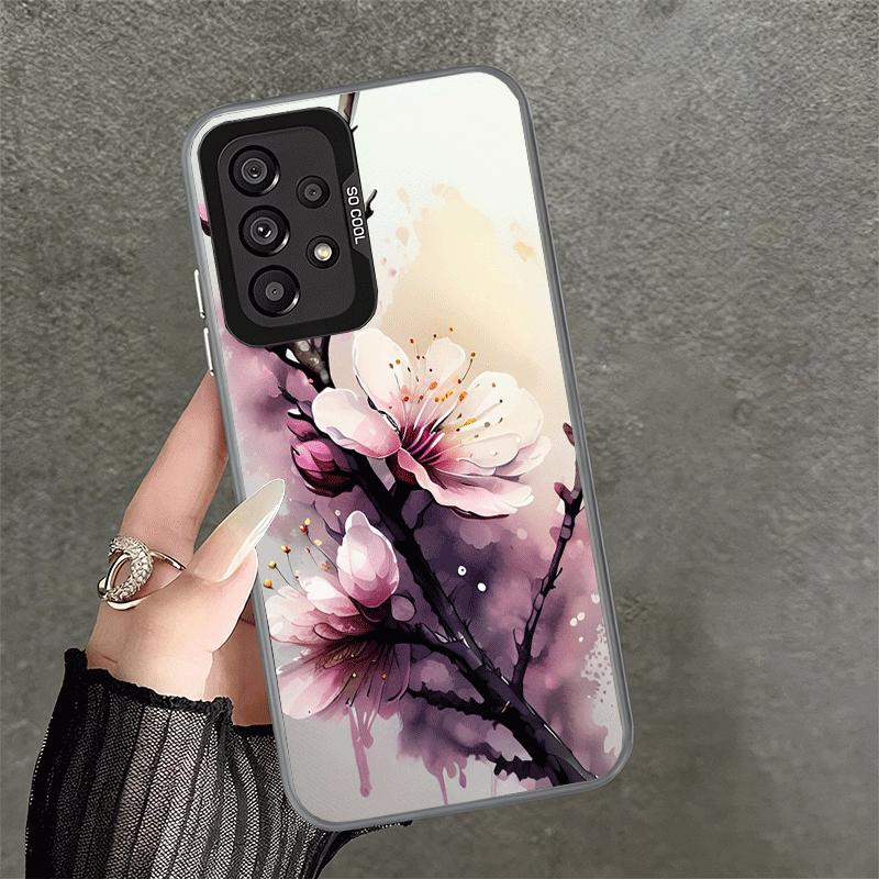 Cherry Blossom Sakura Fashion Shockproof Phone Case for Samsung A17 A16 A15 A14 A37 A57 A36 A56 A26 A35 A55 A25 A34 A54 A24 A13
