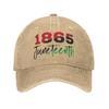 Juneteenth  Rooted In Freedom Merch Baseball Caps Unisex Fashion Caps Hat Adjustable Trucker Hat