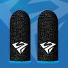 2x Mobile Game Fingertip Gloves Gamer Sweatproof Anti-slip Touch Screen Finger Sleeve Breathable Gaming Finger Cover Sweat-proof 5