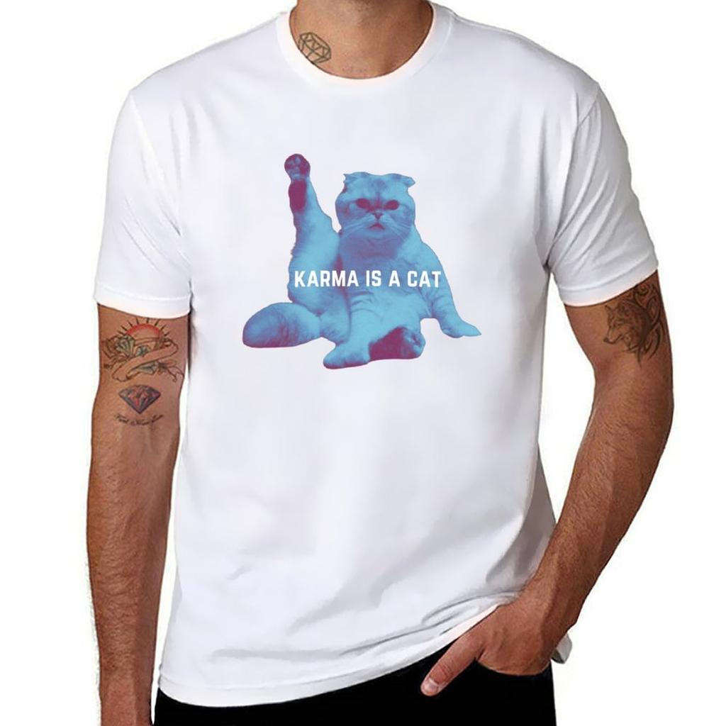 Karma Olivias Version TShirt Basic Solid Color Short Sleeve TShirt