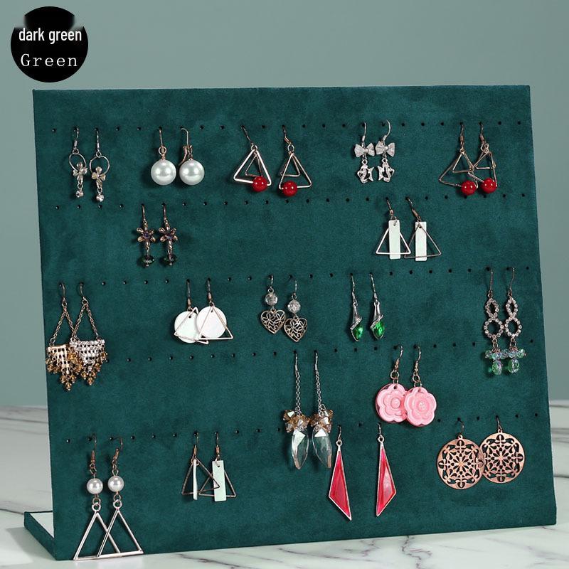 Necklace & Bracelet Display Stand with Jewelry Storage for Earrings, Rings, and Pendants