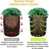 Potato Grow Bags Durable Thickened with Flap Handles Green 5/7/10 Gallon Garden Vegetable Grow Bags