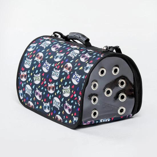 

Складная сумка для переноски кошек и собак с узором Милый кот