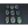 284Cts.Abalone Shell Oval Cabochon Loose Natural Gemstone 09Pcs Lot 26-28MM C-1717
