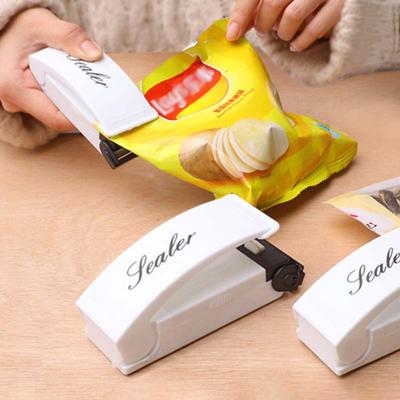 Heißsiegelgerät für Kunststoffbeutel, Versiegelungsmaschine für Lebensmittelverpackungen, tragbarer Versiegelungsclip für Snackbeutel, Aufbewahrungszubehör für die Küche, Haushaltsgeräte