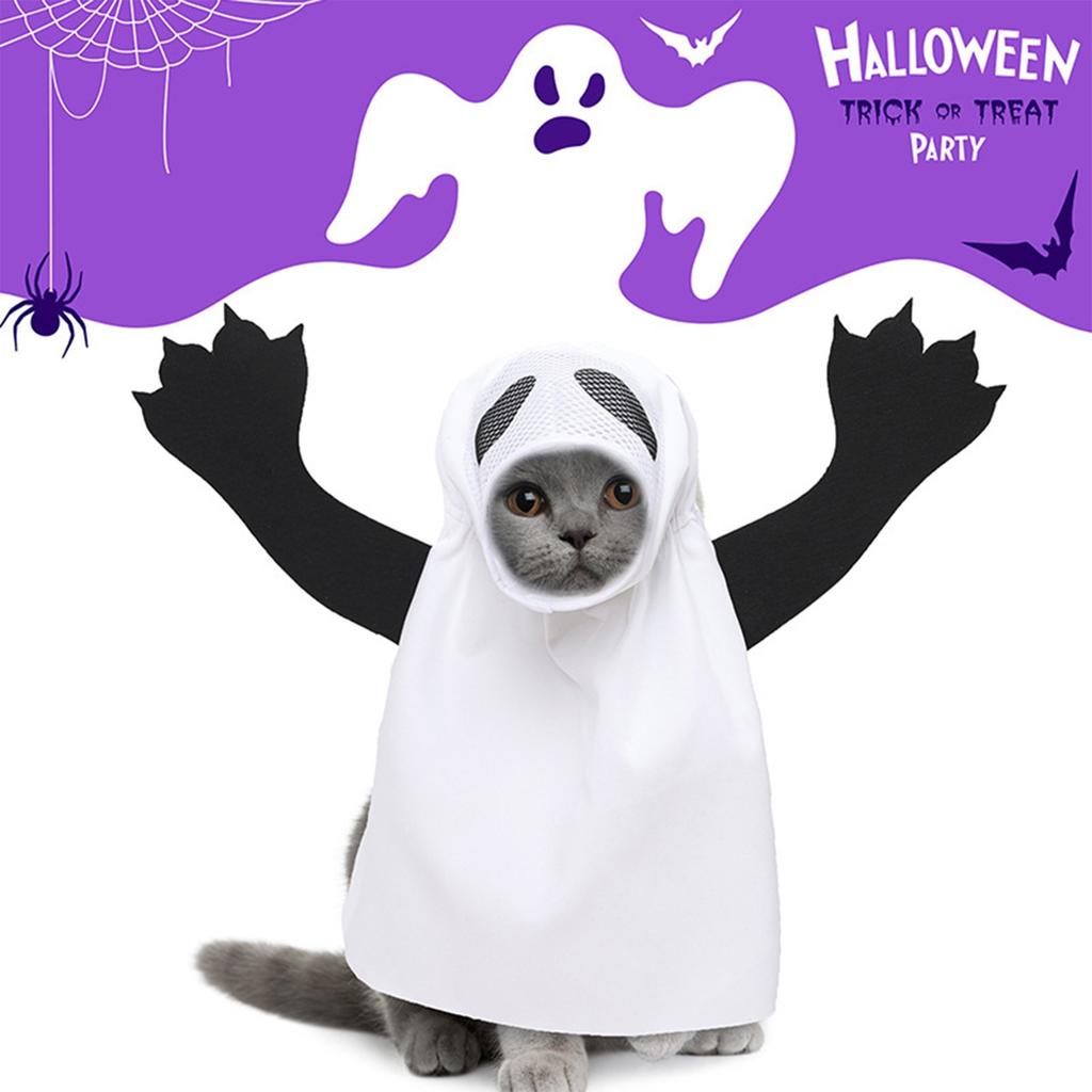 Adorable Costume For Pets! Soft, Comfy & Easy To Wear. Perfect For Halloween . Easy To Wear With Secure Straps. Fits Cats & Small Dogs.