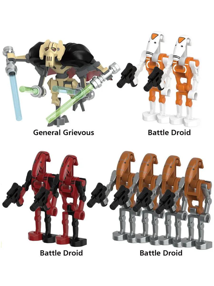 Planet Building Block Robot Figure: Battle Assembly Toy with Small Parts