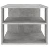  Coffee Table, Concrete Grey, 100x50x40 Cm