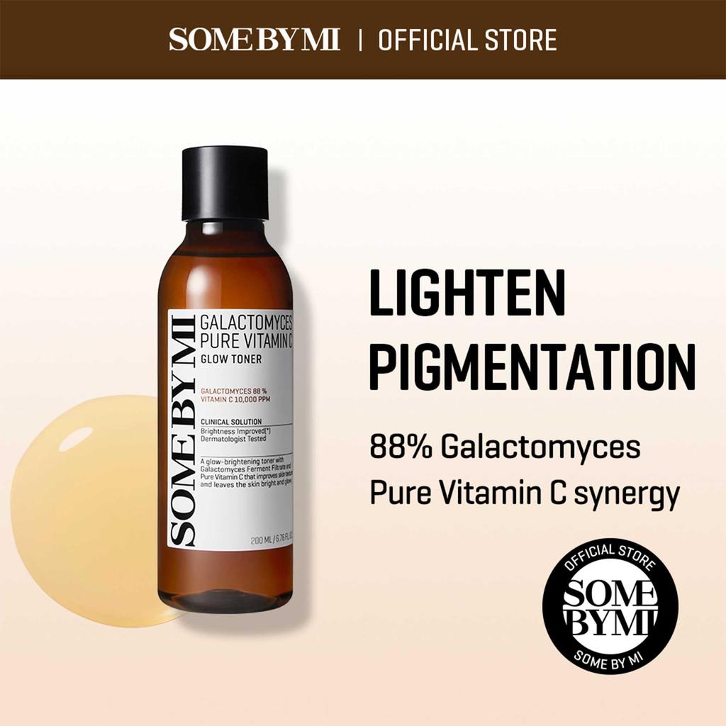 SOME BY MI Galactomyces Pure Vitamin C Glow Toner 200ml GALACTOMYCES PURE VITAMIN C GLOW TONER 200ml Dullness care Vitamin C Niacinamide Firmness care