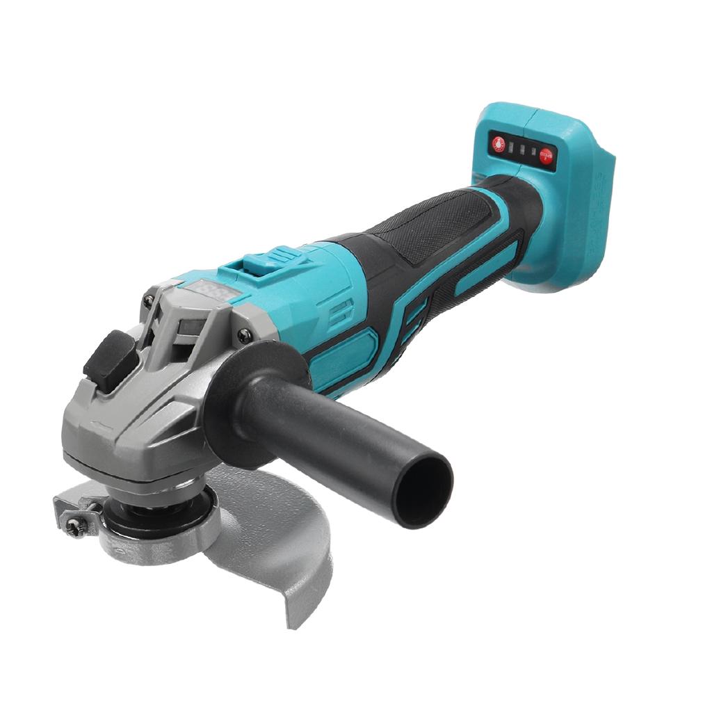 800W Electric Angle Grinder Grinding Machine Brushless Cordless Woodworking Metal Cutting Power Tool For 18V Battery
