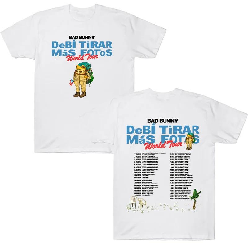 Fashion Women's T-Shirt Bad Bunny Deb í Tirar Más Fotos World Tour 2026