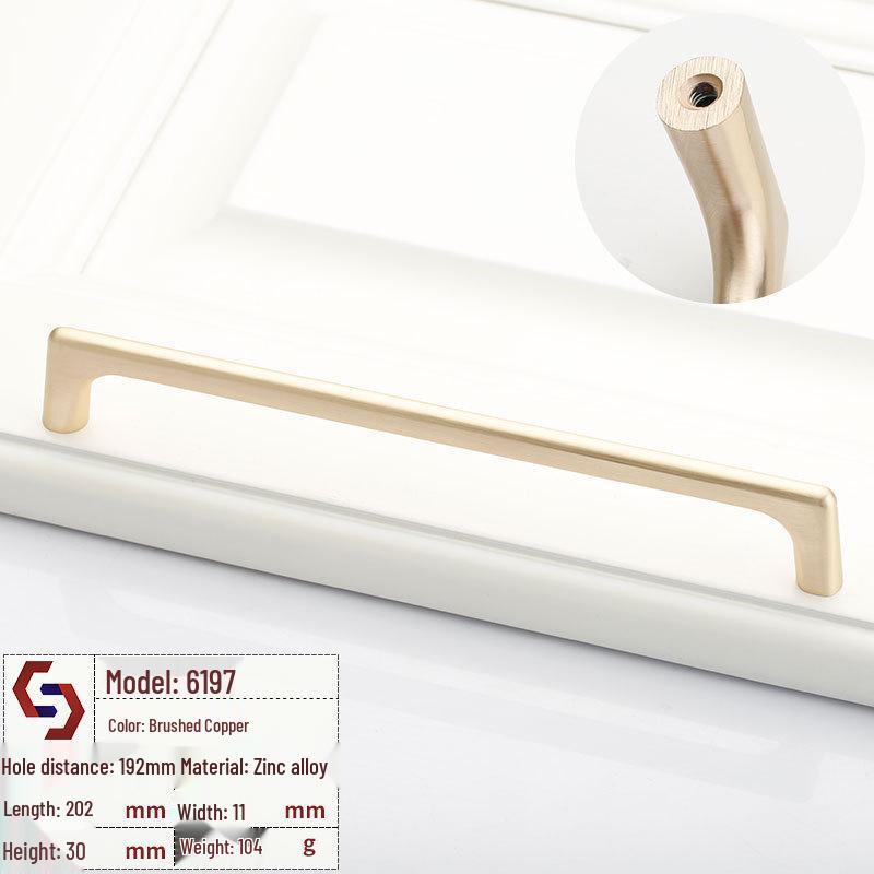 Modern Black Pearl Cabinet and Drawer Handle