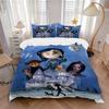 Moonlit Mansion Print 3Pcs Bedding Setduvet Cover With 2 Bedropillowcase Home Birthday Gift