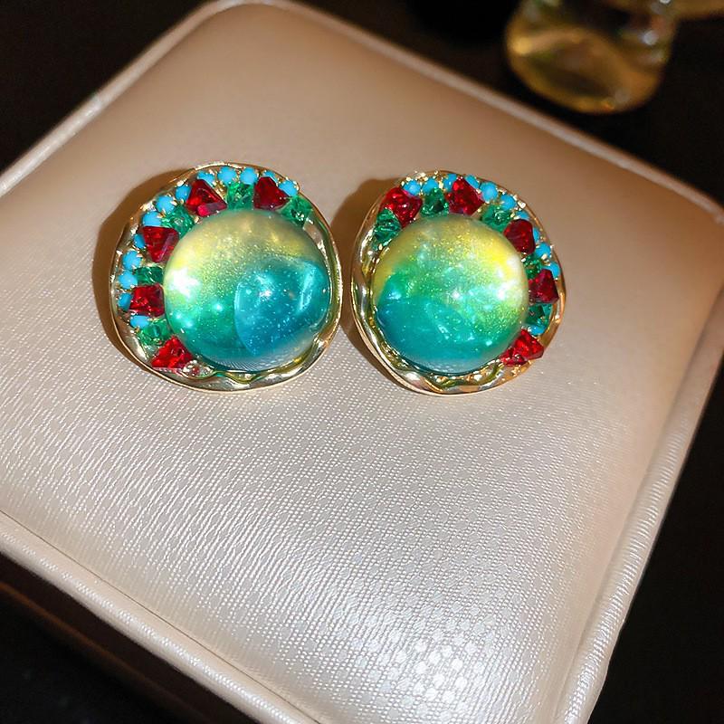 

Винтажные серебряные геометрические серьги-цветы - Легкая роскошь, ретро-дизайн