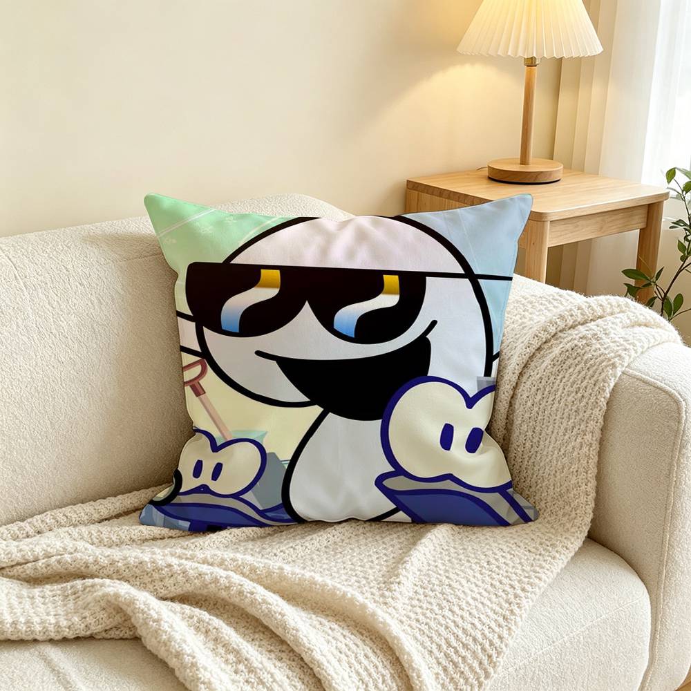 B-Battle for Dream Island Pillow Case Square Double-Sided Sofa Cushion Cover Bedroom Bedside Pillow