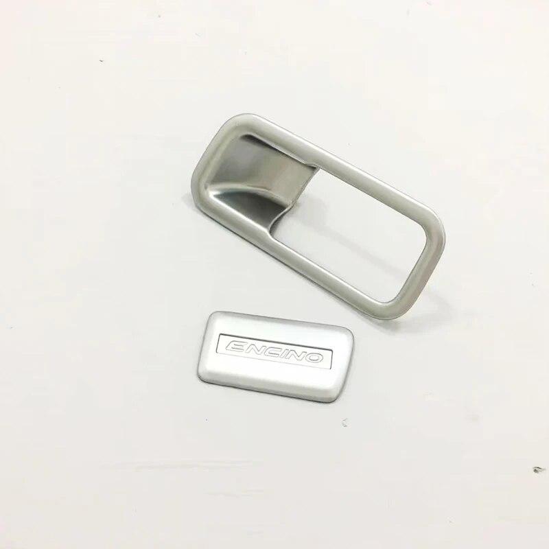 

Для Hyundai Kona Encino автомобиль Copilot перчаточный ящик с ручкой чаша крышка аксессуары для интерьера отделка корпуса ABS углеродное волокно 2017 18 19 Matte silver