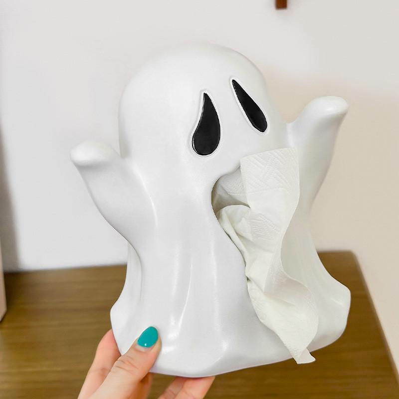 Ghost Tissue Box Home Decor With Modern Design For Living Room And Bathroom Use