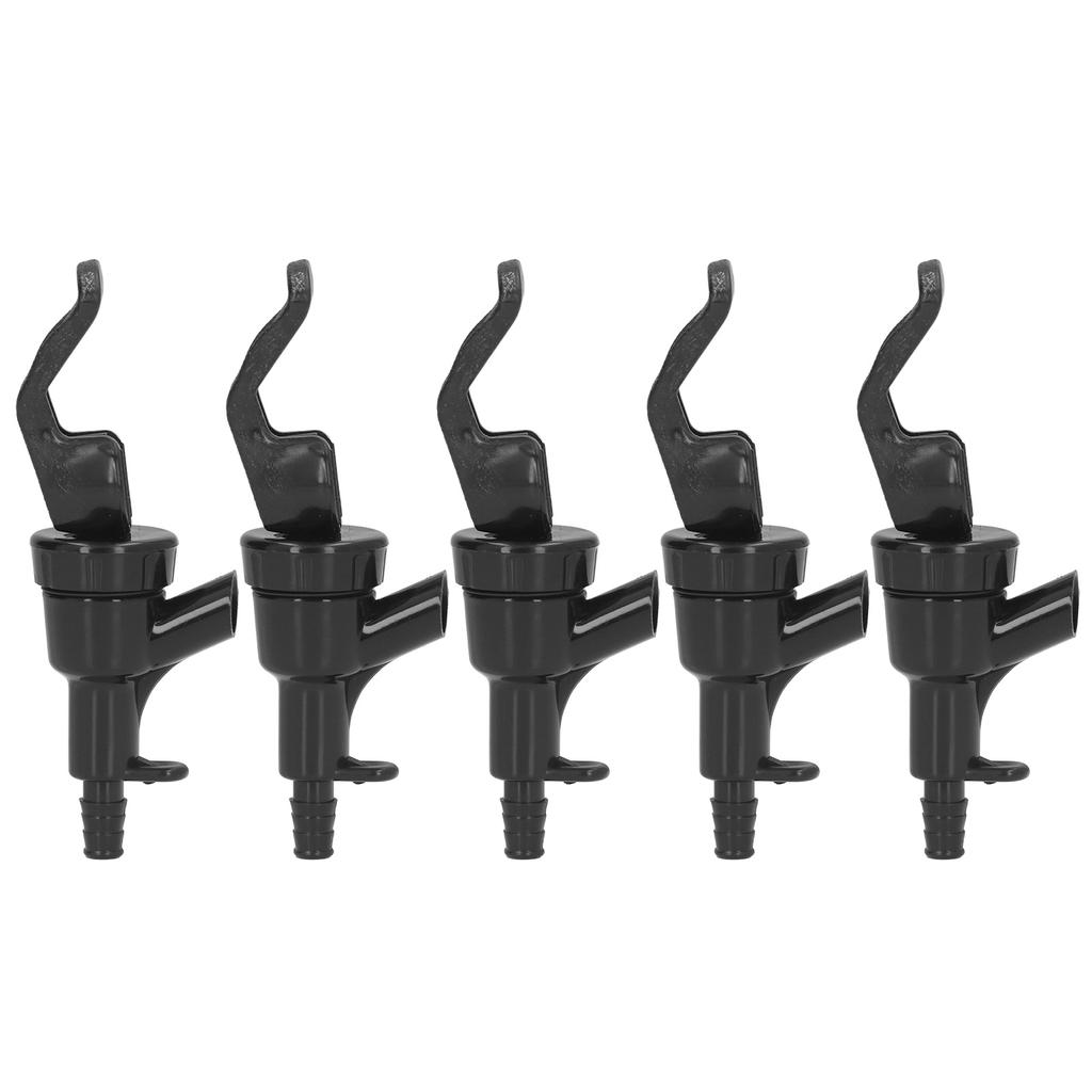 5 st Ölkran Bryggtunna Kran ABS 20PSI 1/4in Bard-anslutning 3/16in Utlopp Set Kit