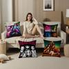 Retro Music Band Stars Maneskin Pillowcase Toon Gift Cushion Cover Bedroom Home Sofa Chair Seat Decor Pillow Case