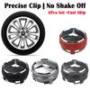 Tapacubos Centrales para Rueda de Coche Plateado Rojo 4 Piezas 75mm 4 Piezas Para Mercedes Benz AMG A0004000900 W212 W205 W204 W211 W213 Accesorios WB2