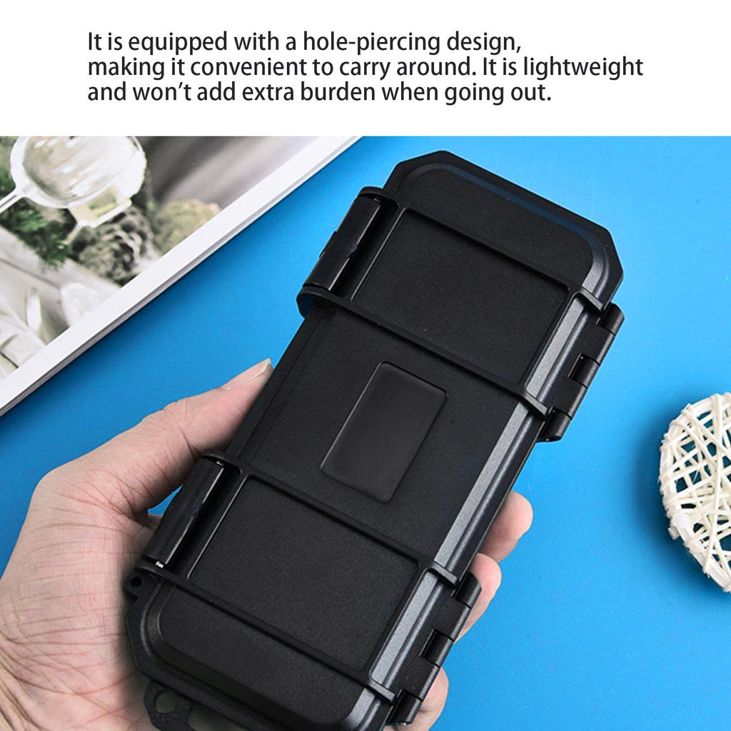 Kompakte kleine Werkzeugaufbewahrungsbox mit Schaumstoffauskleidung für sicheren Schutz und Organisation der Ausrüstung. Wasserdichtes, stoßfestes Gehäuse