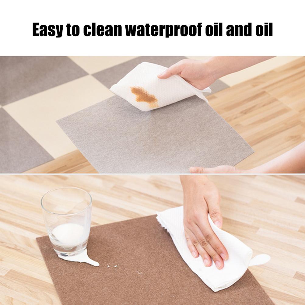 30*30CM Selbstklebende Spleißmatte Teppichmatte Bodenschutzmatte Tragbar Rutschfest Kinderspielteppich für Wohnzimmer