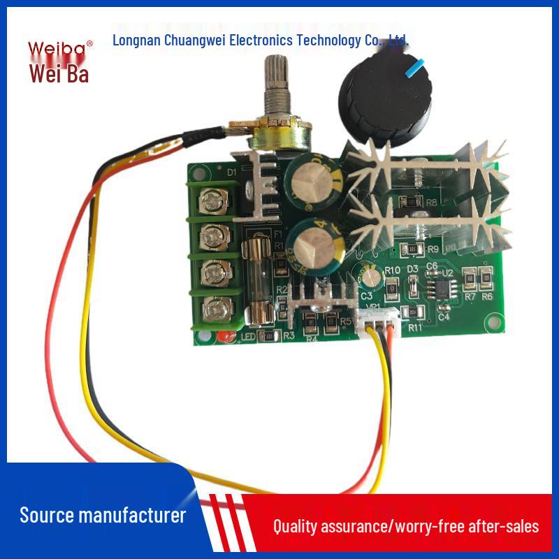 

High-Power PWM DC Motor Speed Controller, 20A, 12-48V Voltage Regulator
