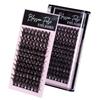 Large Capacity Single Tuft Hair Segmented False Eyelashes Natural Thick Eyelashes