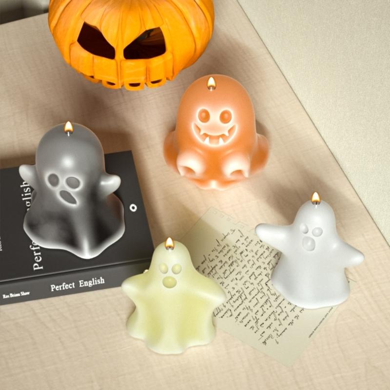 Halloween Spirits Candle Silicone Mold DIY Epoxy Resin Mold Table Ornament Mould
