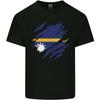 Torn Nauru Flag Nauruan Day Football Mens Light Cotton T-Shirt Unisex T-Shirt