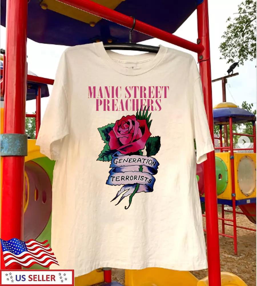 Футболка Rock Band Manic Street Preachers Generation Terrorists LT388 Унисекс XXXXL