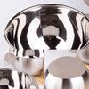 Heavy Duty Stainless Steel Mixing Bowl With Ergonomic Handle Dishwasher Safe Basin For Whipping Baking And Storage