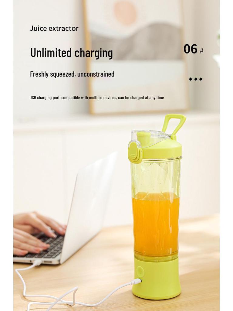 Portable Multifunctional Mini Fruit Juicer Cup with Rechargeable Battery