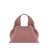 Simple Solid Color Cloud Shaped Pu Leather Women Casual Shoulder Bag For Daily
